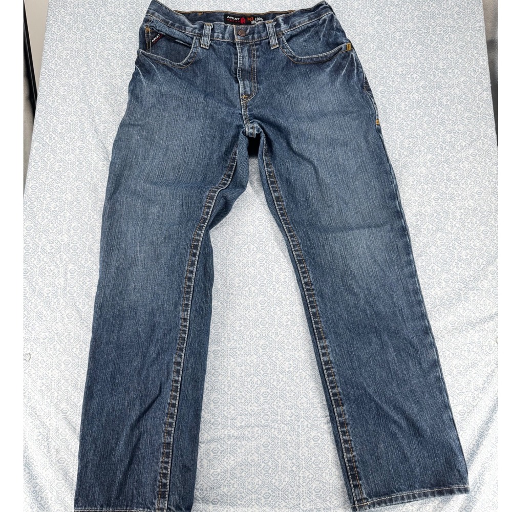 Ariat FR M3 Loose Straight Leg Jeans Mens 32x32 Flame Resistant 105037